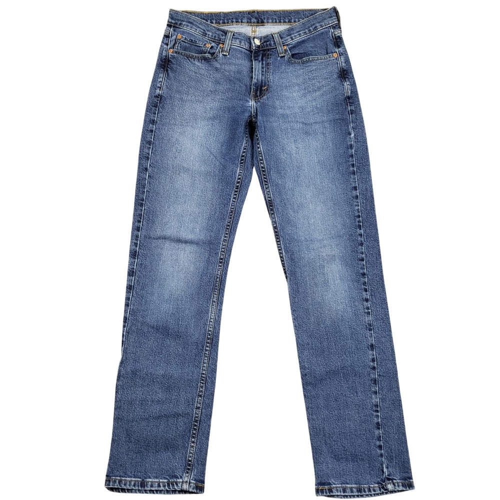 Levi Strauss 514 Mens Jeans W29 L32 Fits 30x31 Blue Straight Fit Denim Pants